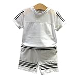 YUEGUANG ベビー服 子供服 男の子女の子 赤ちゃん 柔らかい　半袖　Ｔシャツ　パンツ　上下セット キッズ服 パジャマ セット　夏　男の子 スーツ 　服　半袖シャツ　パンツ　子供服 ベビー パジ