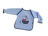 Naf Naf Baby Bib with Sleeve (Boat) by naf naf