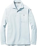 [BURTLE] バートル 長袖ポロシャツ(ユニセックス) 665 ストレッチ 消臭 L 29ホワイト