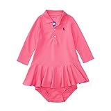 ラルフローレンの子供服　POLO　RALPHLAUREN　ベビー　女の子ツーピースセット　９０ｃｍ [並行輸入品]