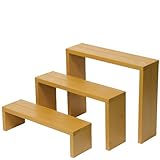Welcome wood ウッドステージ66型　３段タイプ　  色はブライトブラウン（ＢＢ）　【完成品】　組み立てる必要なし！！　個別に移動できるのでとっても便利！！
