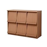 Frama Furniture(フラマファニチャー) 低ホルムアルデヒド ディスプレイラック扉3列2段タイプ ナチュラル KSS-0026NA