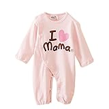 【SEBLES】ベビー服 カバーオール 新生児 3ヶ月 6ヶ月 12ヶ月 長袖 長ズボン 前開き 2way プリント ママ パパ ラウンドネック 春 秋 コットン(タイプD,59cm)