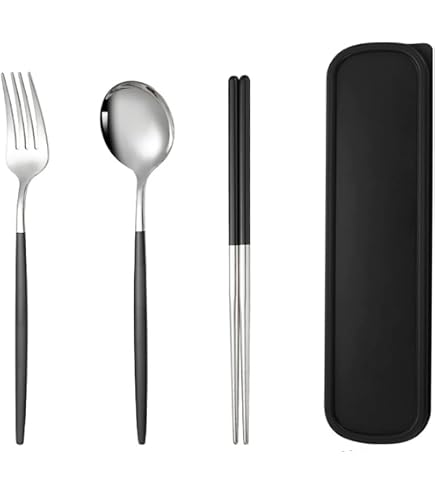 Amazon | ポータブルトラベル用品セット 18/8ステンレススチール