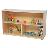 Wood Designs Kids Play Toy Book合板オーガナイザーwd13032万能ストレージユニット、30 " H、x-deep 18 "インチ