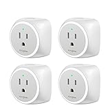 Koogeek改良されたスマートコンセント　AC120V 暖かい白LEDナイトライト 2.4GHz WiFiで制御　リモートコントロールと明るさの調整をサポート Apple HomeKit及びAmaz