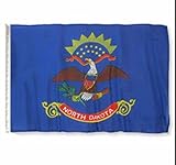 12X18 12X18 State Of North Dakota Sleeve Flag Boat Car Garden [並行輸入品]