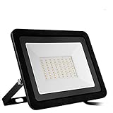 SMARUP 50W led 投光器 LED作業ライト 昼光色 IP65防水 屋外照明 (50W)