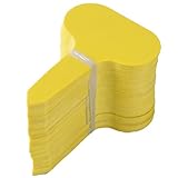 Outflower　園芸ラベル　プラスチック製　園芸用品　園芸ラベル 100枚　立型ラベル　ガーデニング用　盆栽タグ　植物ラベル　多肉植物　全５色　フラワーラベル　防水　園芸ラベル t型　可愛い