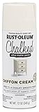 Rust-Oleum 302596 Chalked Spray Paint, 12 oz, Chiffon Cream/Off White [並行輸入品]