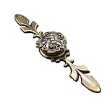 Dovewill 亜鉛合金製　きれい　キャビネット　食器棚　ドア　引き出し　取手　ノブ　ハンドル　170ミリメートル　ねじ付き　装飾　アンティークブロンズ