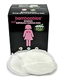 Bamboobies Premium Ultra Thin Disposable Nursing Pads - Super Soft Bamboo Viscose - Breathable Milk-