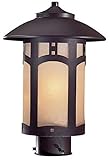 Minka Lavery 8726-A615B Traditional Minka Lavory 1 Light Dorian Bronze Post Mount Lights [並行輸入品]