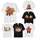 [SKHBBOA] Tシャツ オッドタクシー 半袖 T-Shirt 夏服 小戸川 タクシー 日常服 丸首 肌着 普段着 アニメ風 トップス インナー上着 おもしろシャツ クルーネック コスチューム カジュアル 大きいサイズ 男女兼用 (XL,黒-1) [並行輸入品]