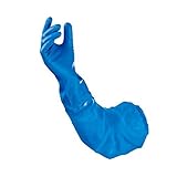 エステー ニトリル製手袋 腕カバー付 No.370 M 中厚手タイプ 5双入