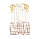 Hoppetta 女の子ショートオール きなり 70cm 58983