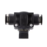 Lovoski 遮断スイッチ　バルブ空気圧　真空プッシュ　コネクタ　エア継手　10mm 3/8