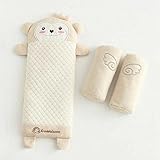 IWELY 赤ちゃん枕　 絶壁頭矯正ベビー枕 寝返り防止クッション 肌触りいい　可愛い　幅の調整可能　