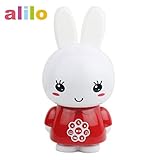 alilo Honey Bunny 8GB Children MP3 Player Light Toy for Baby, Silicone Teether Ears, Music Story Son