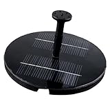 Fenteer 造景用グッズ　ポンプ　庭装飾品　ソーラーパネルで省エネ　噴水池　観覧用　水中ポンプ 　ソーラー　ウォーター