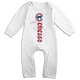 Kamifa カミファ シカゴカブス チャンピオン 世界一番 長袖ベビー服 連帯服 新生児 パーファクト White 24 Months