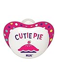 NUK Small Talk Big Button Pacifiers Bundle, Girl, 6-18 Months, 4 Count by NUK [並行輸入品]