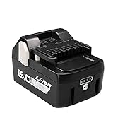 ERJER 【最新版】日立互換バッテリー 残量表示付き BSL1860 BSL1830 BSL1840対応 18V 互換 バッテリー 6.0Ah リチウムイオン電池 for Hitachi 電動工具用