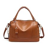 女バッグ2017新型ファッションバッグバッグ欧米女性ファッション高級ライチ纹PU女バッグ斜めがけに単肩バッグ (ブラウン)