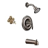 Moen KTSEV-P-T2133EPORB Eva Showerhead and 7-Inch Spout, Oil Rubbed Bronze [並行輸入品]