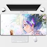 インモラルホスピタル 大判マウスパッド Re:ゼロから始める異世界生活 レム 大型 プレイマット ゲーミングマウスパッド アニメ 漫画 二次元 防水 滑り止め 耐久性 精密制御 カスタム可能 750mm*400mm*3mm【16】 16x29.5inch （75x40x0.3cm）