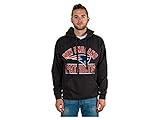 新しいEngland Patriots Football大人用2 x l xxlフード付きプルオーバーフリーススウェットシャツ – チャコールグレー