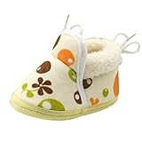 Zhhlinyuan 安定した品質 Unisex ベビー Girls Boys Soft Sole Anti-Slip Toddler Warm Cotton Shoes XM-2