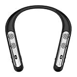 ネックスピーカー 首掛け 肩掛け ウェアラブル Bluetooth5.0/CVC8.0ノイズキャンセリング/4つスピーカー/IPX4防水 ウ