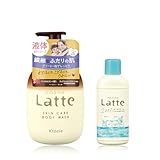 マー&ミー 【ベーシック】 親子で使える ボディソープ ポンプ 490ml + リンスインシャンプー ミニボトル 80ml | ベビー ソープ ママ キッズ 子供 赤ちゃん ラッテ 石鹸