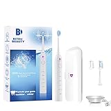 Bitou Beauty電動歯ブラシ 超音波歯ブラシ 30日間連続使用可能 5つモード調整 IPX7防水 USB充電 歯ブラシ 低騒音 音波