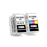 J-ECO製 BC-345XL BC-346XL 染料 お得な2本セット 大容量 ISO14001、ISO9001、CE、SGS認証工場 キヤノン用 詰め替えインクカートリッジ (BC-345 BC-346 BC-345XL BC-346XL BC-345BK BC-346CL BC-345XLBK BC-346XLCL)