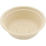 大黒工業 ペーパーボウル 未晒しバガス 約340ml 3290063 50枚入