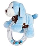 Mary Meyer Sweet Chocolate Puppy Ring Rattle - Blue by Mary Meyer [並行輸入品]