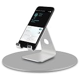 モニター台 卓上 回転台 モニター 台 パソコン台 卓上 ターンテーブル アルミニウム回転台 直径22cm 厚さ9mm テレビ ディスプレイ モニター パソコン プロジェクター 薄型 鉢植えの植物 芸術品 工芸品