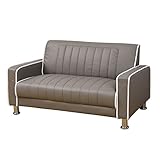 アビライト 大川家具 コンパクト 2人掛け ソファー グレー SKT-0187