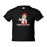 Nebraska Cornhuskers Football Toddler Lil 'レッドハスカーズブロックTeeシャツ 3T ブラック