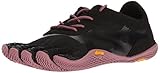 (7/7.5 UK, Black (Black/rose)) - Vibram FiveFingers Women's KSO EVO Fitness Shoes