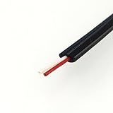 三陽工業(SYK)　電話用モジュラーケーブル　[2芯TEL MODケーブル　黒]　1箱100m入り