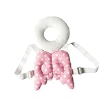 エルフ ベビー(Fairy Baby)ベビー ヘルメット 安全パット セーフティー 赤ちゃん 頭の保護枕 可愛い羽　転ぶ防止(4-15か月、ピンク)