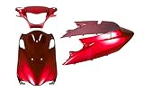 バイクパーツセンター(Bike Parts Center) 外装セット 3点セット レッド 赤 カウル 塗装済み 純正タイプ スズキ アドレスV125/G CF46A CF4EA 3097