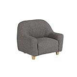 arne ミニソファー 1人掛け キッズソファ 子供用 布張り Petit 1P グレー