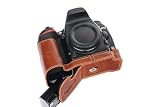 TP Original Nikon D750 専用 オープナブルタイプ 本革 ボディケース 赤茶色 (底面開閉)