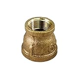 Everflow Supplies BRRC1123-NL 1-1/2 X 1-1/4-Inch Brass Reducing Coupling, Lead Free by Everflow Supp