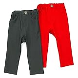 Bobson(ボブソン) 長丈パンツ (80～130cm) キムラタンの子供服 (77124x77624-161a) レッド 130