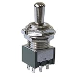 ESP ミニトグルスイッチ ON-ON-ON (6pin) Nickel